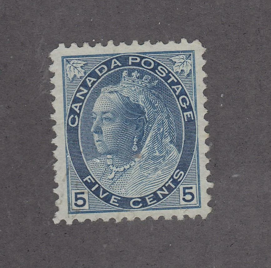 CANADA # 79  VF-MH  5cts NUMERAL ISSUE CAT VALUE $300 (BB54) - Image 1 of 1