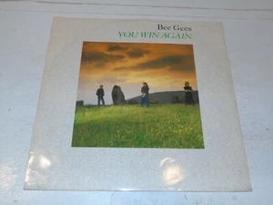 BEE GEES - You Win Again - 1987 UK 3-track 12" vinyl single - Picture 1 of 4