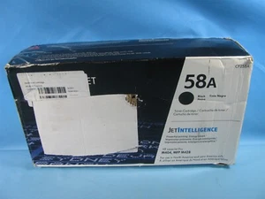 GENUINE HP 58A Black LaserJet Toner Cartridge CF258A - DAMAGED BOX - OPEN - Photo 1/1