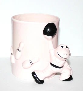 Vintage Frankel Pink Frog Bowling Indoor Pflanzgefäß G1 - Bild 1 von 8