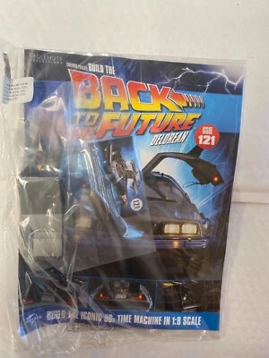 1:8 SCALE EAGLEMOSS BACK TO THE FUTURE BUILD YOUR OWN DELOREAN ISSUE 121 W/ PART - Image 1 of 2