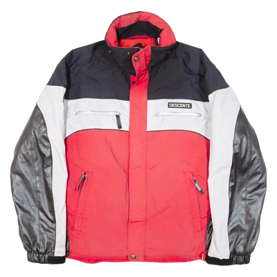 DESCENTE Insulated Mens Ski Coat Red Nylon M - Image 1 of 4
