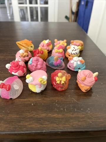 Lot of (16) 2" NUM NOM Toy Silicone Hats Tops Covers Only Cover