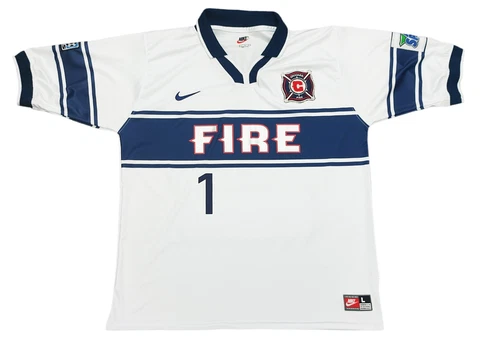 Chicago Fire 1999 Jorge Campos Away Shirt Mexico Jersey Pumas Cruz Azul MLS US Cover