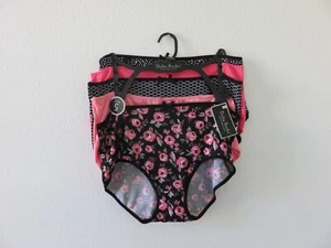 (#017) Delta Burke Brief Underwear Panties Floral 5-Pair Polyester Size 1X - Picture 1 of 3