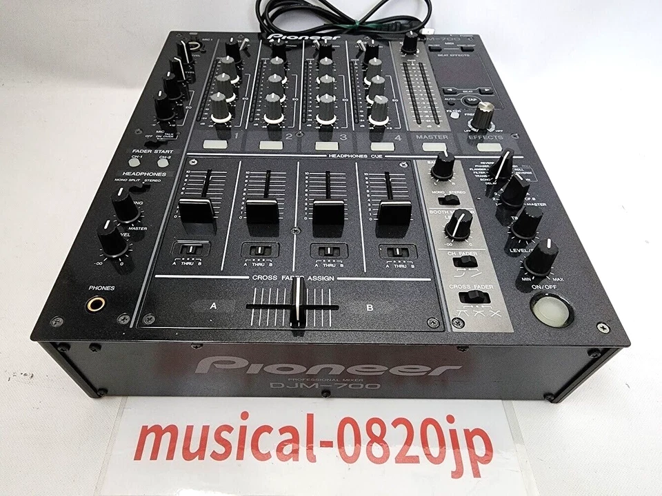Pioneer DJM-700 Black Digital DJ Mixer 4-Channel - Image 1 of 4