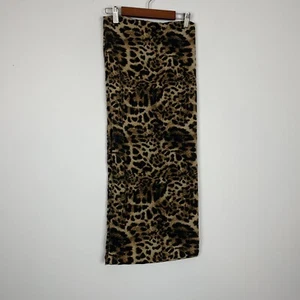 Animal Print Rectangle Circle Infinity Scarf Leopard Print - Picture 1 of 3