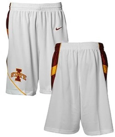 Iowa State Cyclones White Replica Basketball Shorts by Nike Cover