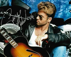 George Michael Autographed Signed 3.5x5 (REPRINT) - Picture 1 of 1