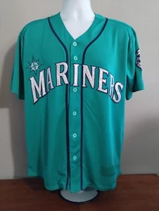 Majestic Seattle Mariners Ken Griffey Jr. 2016 Hall Of Fame Trikot genäht L - Bild 1 von 10