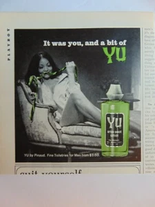 1968 YU After Shave Lotion vintage print ad - Picture 1 of 1