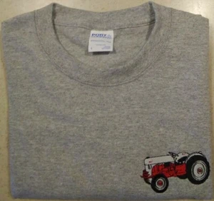 Ford 8N Tractor Herren 100% Baumwolle bestickt S/S T-Shirt (2 Farben) - Bild 1 von 2