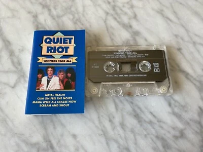 Quiet Riot Winners Take All CASSETTE Tape 1990 CBS BT 21626 Metal Health RARE! - Image 1 of 3