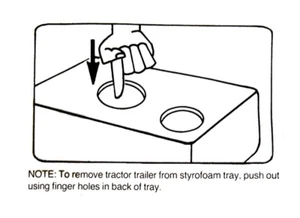 G1 RETRO OPTIMUS PRIME WHITE ANLEITUNGSEINSATZ • G1 TRANSFORMATOREN - Bild 1 von 2