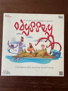 Odyssey Snakes and Ladders Board Game My Greek Games Complete - Picture 1 of 5