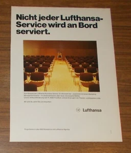 Seltene Werbung LUFTHANSA BUSINESS-SERVICE - Länderseminare 1977 - Picture 1 of 1