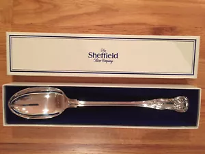 Sheffield Silber Balta Versilbert 13" Dressing Salat Servier Löffel ~ ITALIEN Neu im Karton - Bild 1 von 7