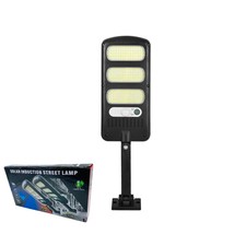 Lampione stradale con pannello e ad energia solare da 213 led SMD Crepuscolare
