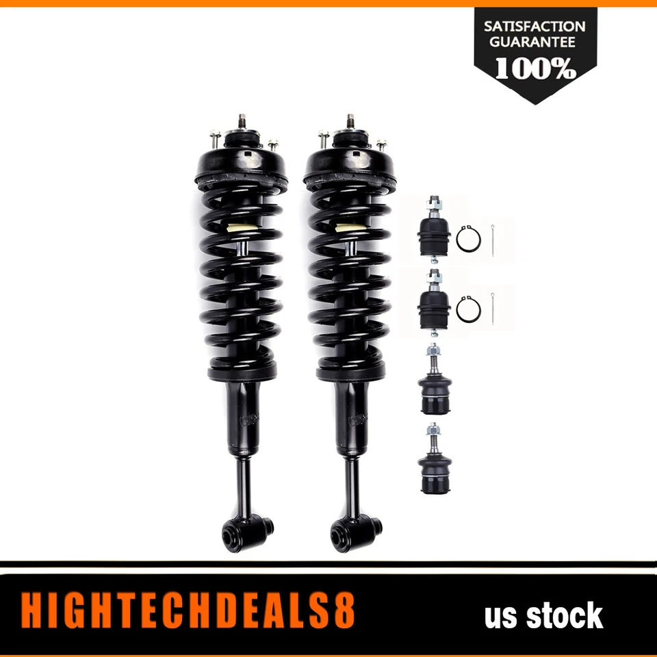 Fits for Ford Explorer 1996-02 Front Strut Spring Upper Lower Ball Joints Kits - Image 1 of 1