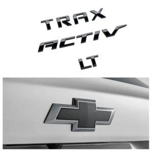 Chevrolet Trax 2024-2026 kit de pajarita y emblema negro (todos los modelos Trax nuevos) GM OEM - Imagen 1 de 4