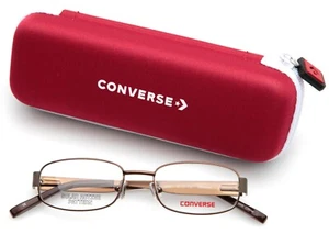 NEW CONVERSE K005 BROWN EYEGLASSES GLASSES FRAME 46-16-130mm - Picture 1 of 10