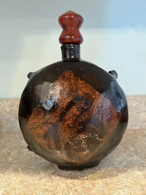 антикварный китайский черный лак кантин - Изображение 1 из 4