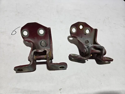 93-97 FORD PROBE II GT GTS DOOR HINGES UPPER LOWER SET RIGHT PASSENGER SIDE RED - Image 1 of 3