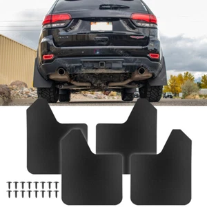 For Jeep Grand Cherokee 2011-22 4Pcs Rally Mud Flaps Splash Guard Wide Mudguard - Picture 1 of 16