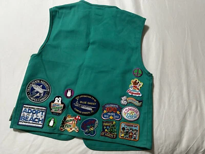 Girl Scouts Jr. Vest Size M-Reg - Image 1 of 4
