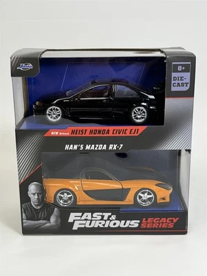 Fast and Furious Twin Set Heist Honda And Hans Mazda 1:32 253202011 - Image 1 of 4