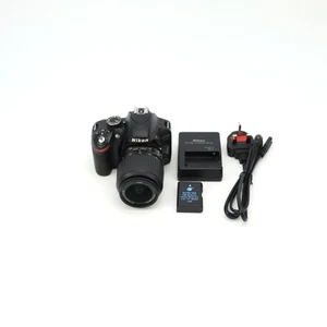 Nikon D3200 Kamera mit 18-55mm Objektiv - Full Kit - 24HR VERSAND - Bild 1 von 9