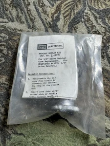 New VTG Craftsman 44795 1/4” Drive Ratchet Repair Kit Core Replacement for 43795 - Picture 1 of 3