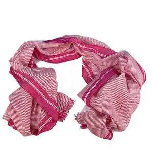 CHERVO Golf Damen Schal Ylondon rosa gestreift 28G neu - Picture 1 of 1