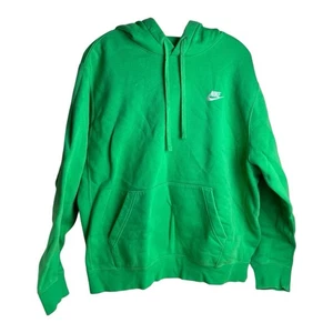 Sudadera con capucha a cuadros Nike Swoosh verde talla grande - Imagen 1 de 4