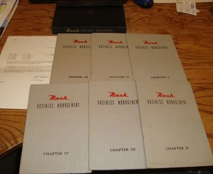 Original 1954 Nash Business Management Dealer Box Set 7 Books - Picture 1 of 1
