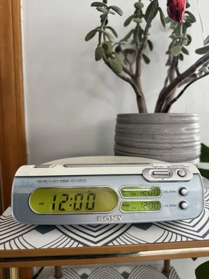 Sony Dream Machine ICF-C273 "Liv" Digital Clock Radio-Dual Alarm-Green Backlight - Image 1 of 4
