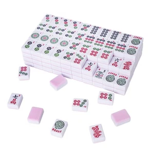 American Mahjong Tile Set with 166 Pink Back Tiles (1.2”, Tiles Only), Mahjong - Picture 1 of 7