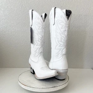 Botas de Vaquero Lane MEGAN MORONEY Smokeshow Mujer 9.5 Blanco Vaquera Occidental Alto - Imagen 1 de 13
