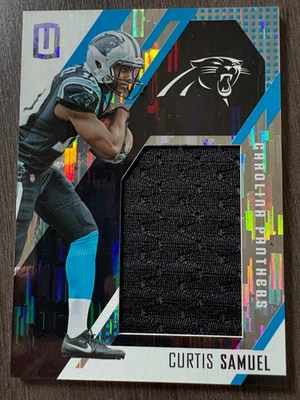 2017 Unparalleled Curtis Samuel #RS-CS RC Wind Chimes Rookie Jersey Relic /199 - Image 1 of 2