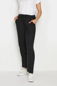 M&Co Womens Linen Joggers - Picture 1 of 19