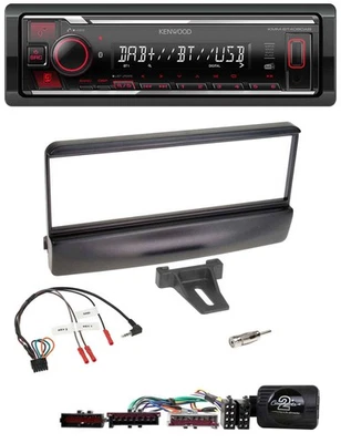 Kenwood Lenkrad Bluetooth USB DAB Autoradio für Ford Escort Focus schwarz - Bild 1 von 4