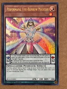 Performapal Five-Rainbow Magician BLLR-EN005 1st Edition Ultra Rare LP - Picture 1 of 15