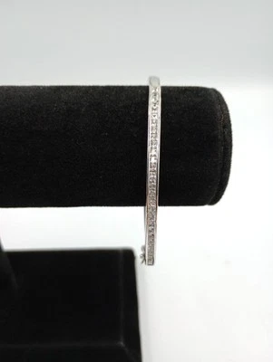 Kenneth Jay Lane KJL кристалл CZ на петлях браслет около 6» США сделано трудно найти стильный - Изображение 1 из 4