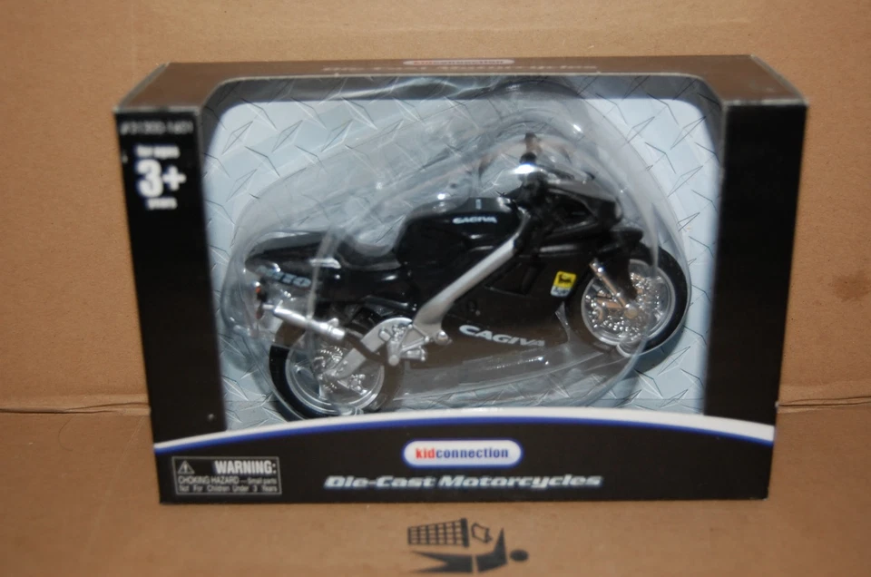Motocicleta Kid Connection 1:18 CAGIVA MIto negra Foto 1 de 1