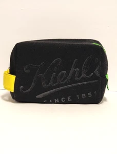 Kiehl's Since 1851 100% Cotton Toiletry Make Up Travel Bag Full Zip - Picture 1 of 5