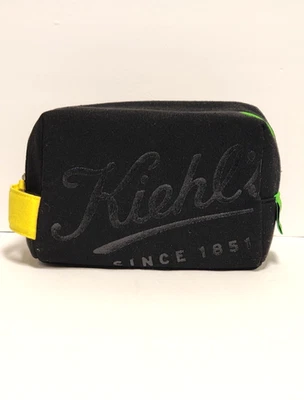 Kiehl's Since 1851 100% Cotton Toiletry Make Up Travel Bag Full Zip - Image 1 of 4