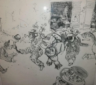 Tolle Radierung sign. SCHIMOMURA ? um 1976 - Bild 1 von 4