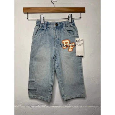 Pantalones de mezclilla vintage Phat Farm 6-12 meses nuevos con defectos  Foto 1 de 4