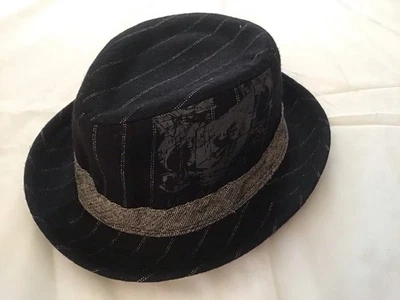 Sombrero Fedora De Lana Goorin Bros Raro De Colección M/L Negro Estilo Trilby Excelente Foto 1 de 4
