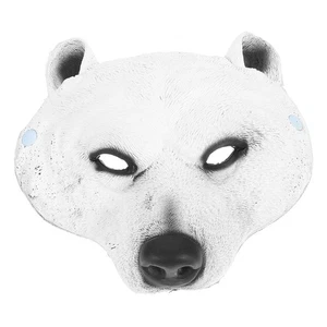 Interesting Polar Bear Facial Mask Costume Party Face Mask Prop Creative Mask - Picture 1 of 12